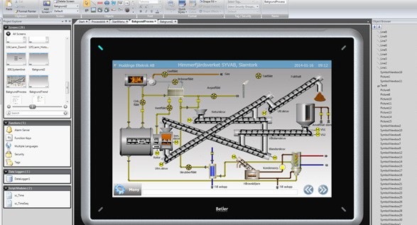 Programmering av styrsystem och operatörspaneler